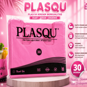 Plastik Kresek HD PE Pink Plasqu PINK